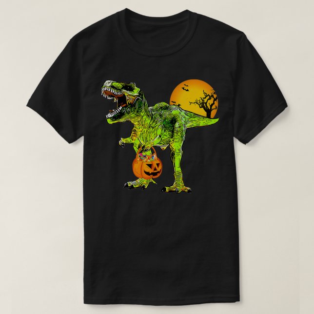 T-shirt Funny Mummy Dinosaur TRe Halloween Gift Kids Boys  (Design devant)