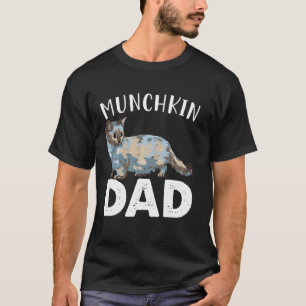 T-shirt Funny Munchkin Papa Cute Lote Chats Hommes Fête de