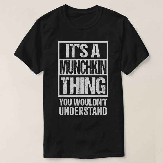 T-shirt Funny Munchkin Reproducteurs Quote Munchkin Cat Lo (Design devant)
