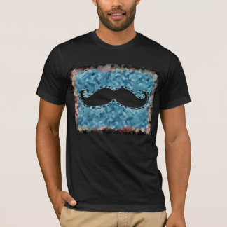 T-shirt Funny Mustache peinture Abstraite 5