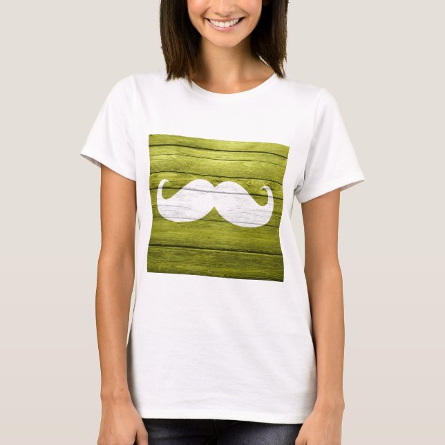 T-shirt Funny Mustache Vintage #11 (Devant)