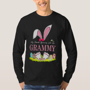 T-shirt Funny My Favorite Bunnies Call Me Grammy Easter Ma