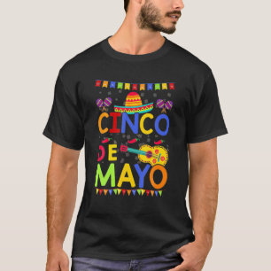 T-shirt Funny Nacho Moyenne Oncle Cinco De Mayo Mexicain