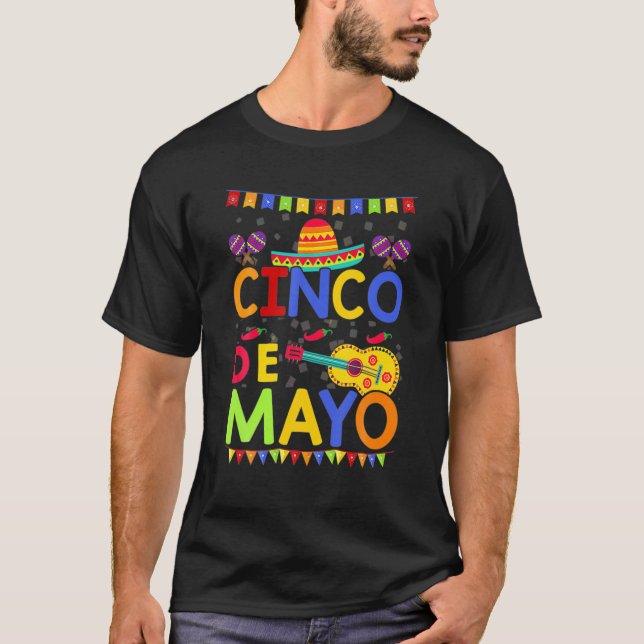 T-shirt Funny Nacho Moyenne Oncle Cinco De Mayo Mexicain (Devant)