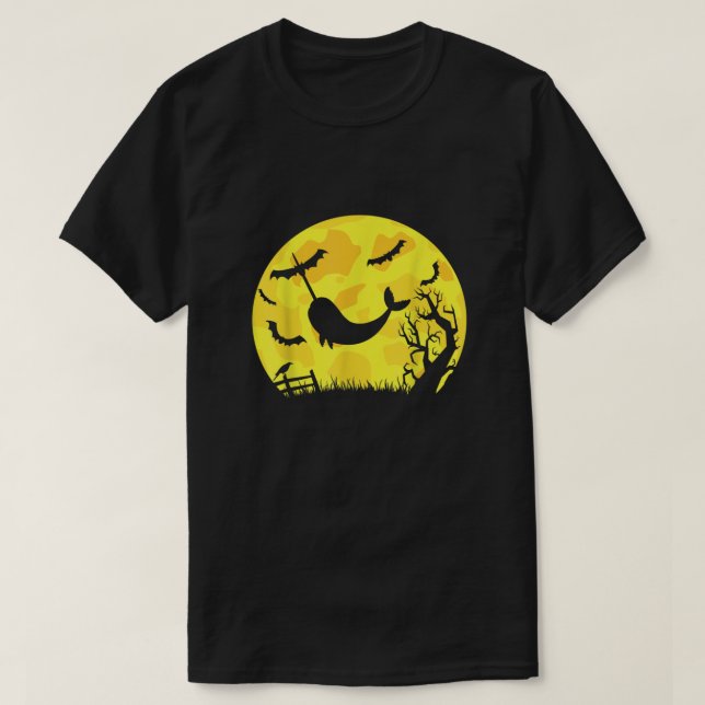 T-shirt Funny Narwhal Halloween Costume (Design devant)