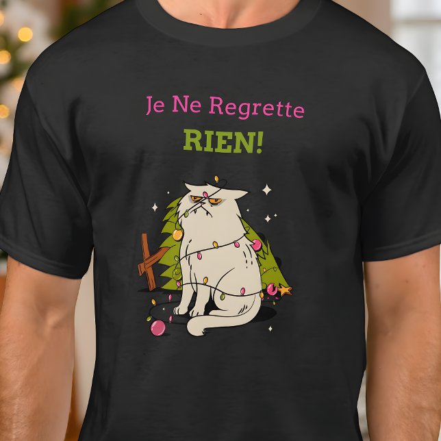 T-shirt Funny Naughty Chat Noël (Créateur téléchargé)