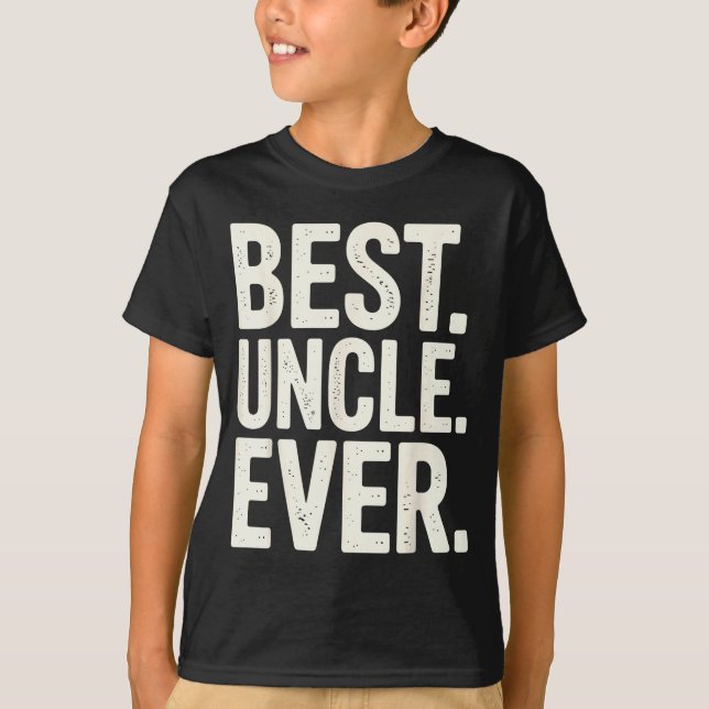 T-shirt Funny New Uncle Art For Uncle Men From Nephew Niec (Devant)