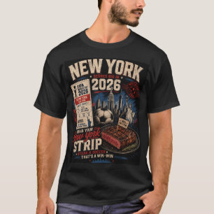 T-shirt Funny New York Strip Soccer