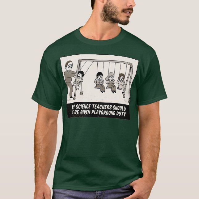 T-shirt Funny Newton Cradle Enseignant en physique (Devant)
