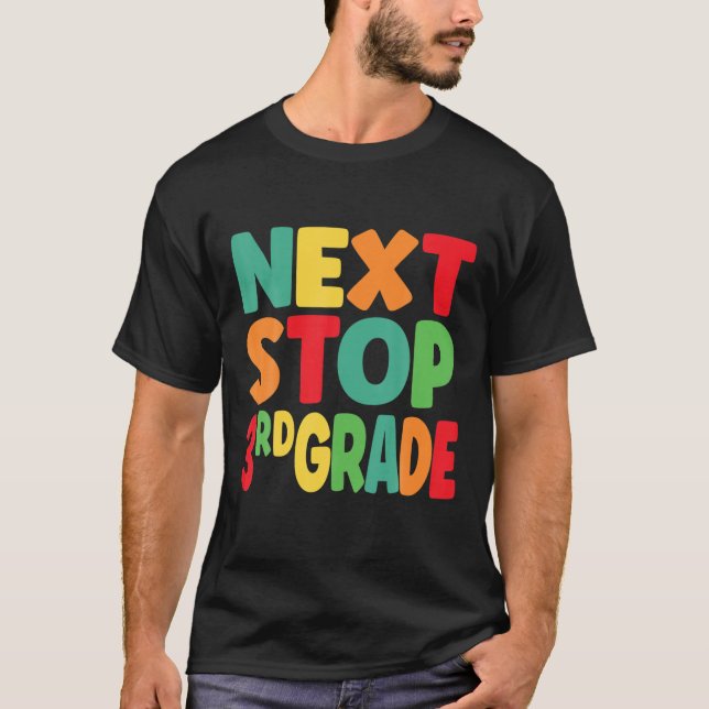 T-shirt Funny Next Stop 3E Grade Graduation Pour Garçons F (Devant)