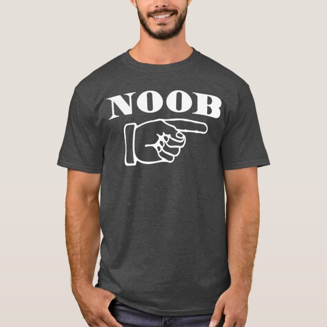 T-shirt Funny Noob Gaming Im With Noob Gamer funny (Devant)