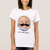 Funny Nouvelle Maman Petit Shaver Mustache Chemise