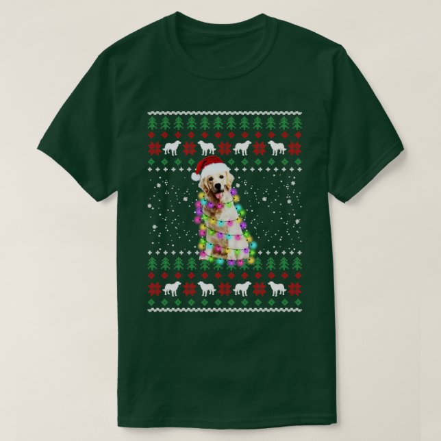 T-shirt Funny Nova Scotia Duck Tolling Retriever Noël (Design devant)