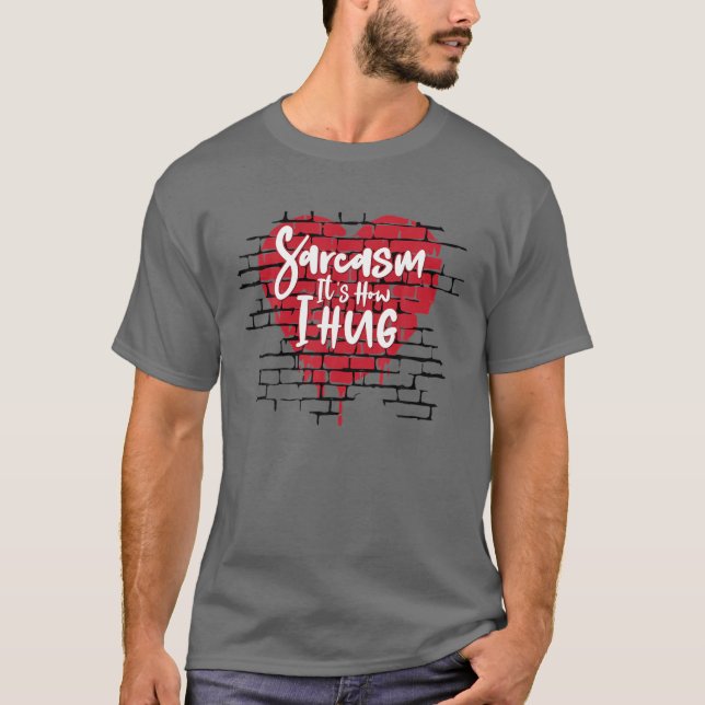 T-shirt Funny Novelty Hilarious Sarcasm C'est comment je s (Devant)