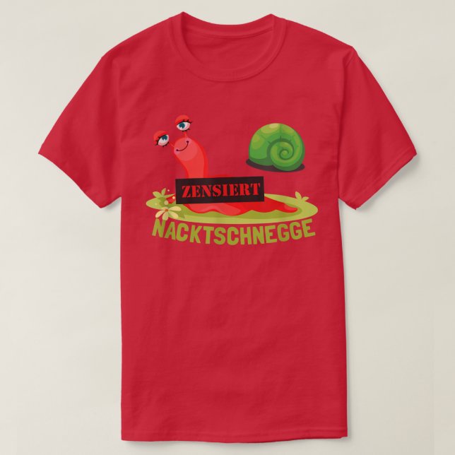T-shirt Funny nudibranche limace Amusant (Design devant)