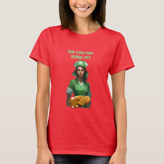 T-shirt Funny Nurse Icing It Thunder_Cove (Devant)
