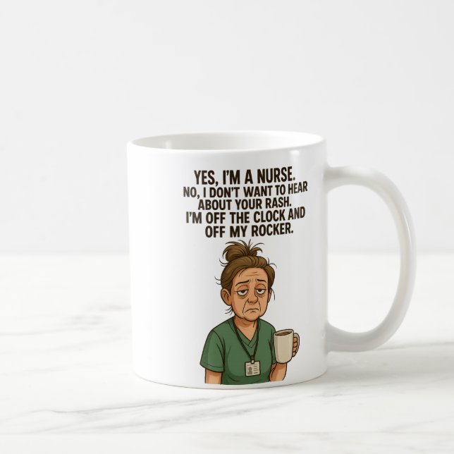T-shirt Funny Nurse Mug Collection (Droite)