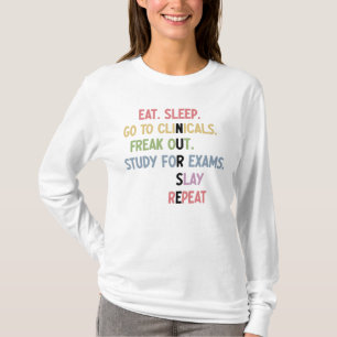 T-shirt Funny Nurse School Student Future Nurse Cadfts