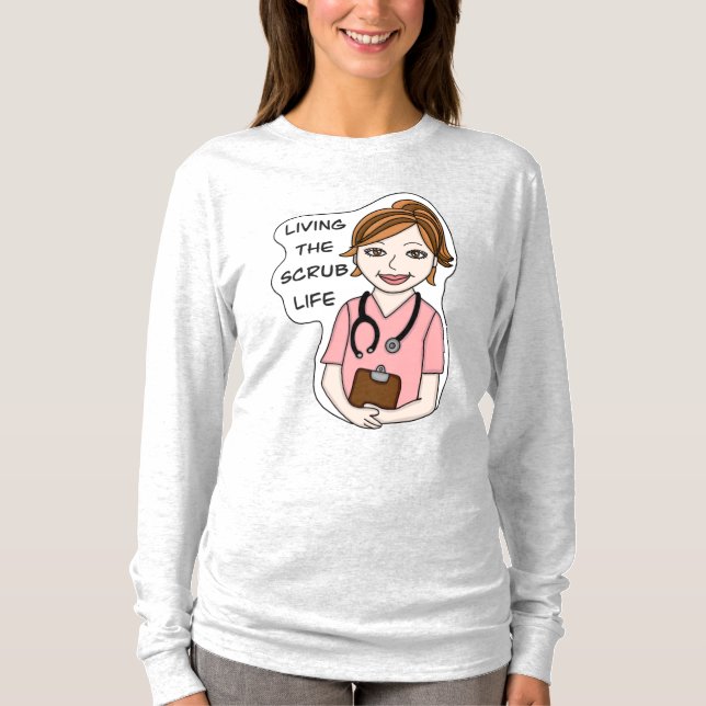 T-shirt Funny | Nurses Life (Devant)