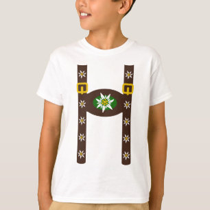 T-shirt Funny Octoberfest Lederhosen Suspendants