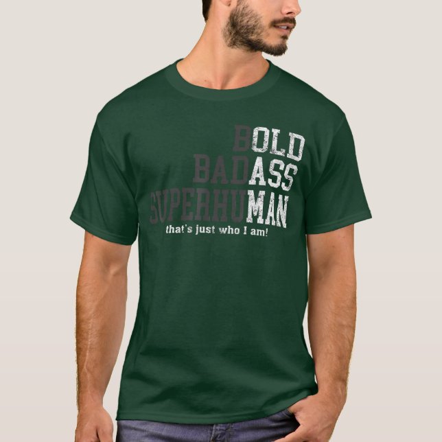 T-shirt Funny Old Man Saying Gag Gift Birthday for Dad Fat (Devant)