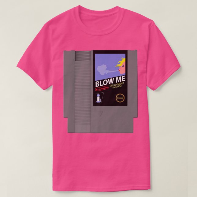 T-shirt Funny Old School 80s Retro Video Game Cartridge Te (Design devant)