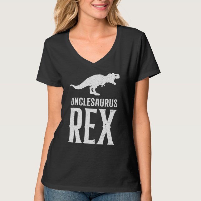 T-shirt Funny Oncle Unclesaurus T Rex Dinosaur Cool Oncle (Devant)