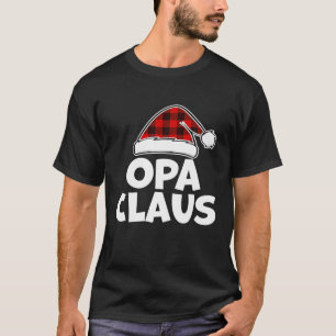 T-shirt Funny Opa Claus Pyjamas de Noël Père Noël Cadeau