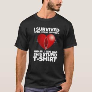 T-shirt Funny Open Heart Chirurgie Art Pour Hommes Femmes 