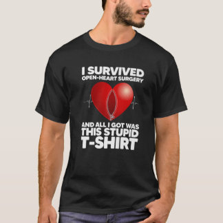 T-shirt Funny Open Heart Chirurgie Art Pour Hommes Femmes 