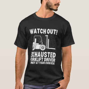 T-shirt Funny Opérateur De Remorquage Pour Homme Certifié