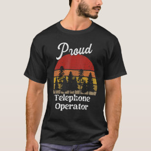 T-shirt Funny Opérateur de téléphone chemises Titre du tra