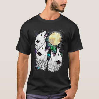 T-shirt Funny Opossum Moon Cute Screaming Possum Shirt