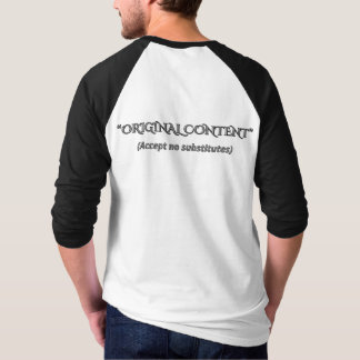 T-shirt Funny Original Content Sarcastic Minimalist T-Shir