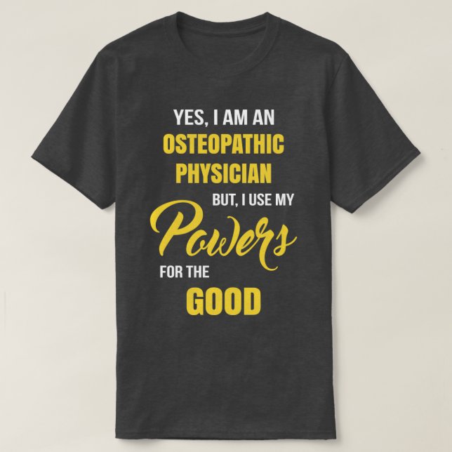 T-shirt Funny Ostéopathique Médecin 1 (Design devant)