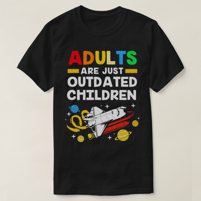 T-shirt Funny Outer Space Science Teacher Solar System Adu (Design devant)