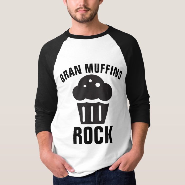 T-shirt Funny Over the Hill Birthday T-shirts, BRAN MUFFIN (Devant)