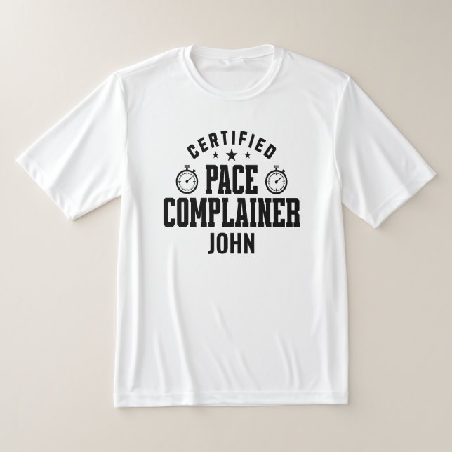 T-shirt Funny Pace Complainer Matching Couple Personalized (Poser)
