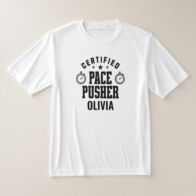 T-shirt Funny Pace Pusher Matching Couple Personalized (Poser)