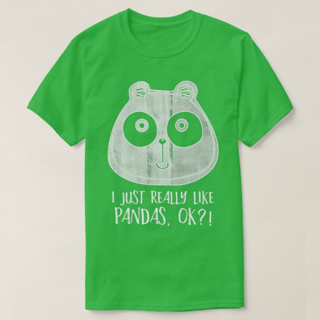 T-shirt Funny Panda Ours mignon Animal Pun Zoo (Design devant)
