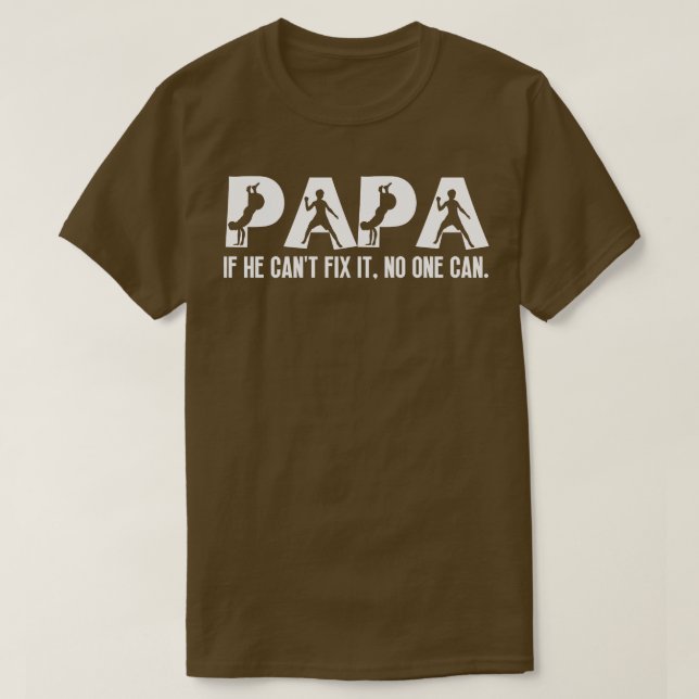 T-shirt Funny Papa Anniversaire 7 (Design devant)