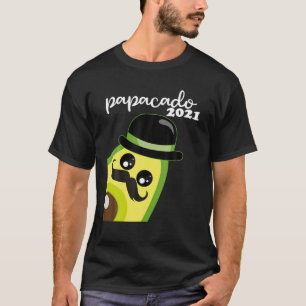 T-shirt Funny Papacado 2021 Pour Nouveau Père Et Pères Avo