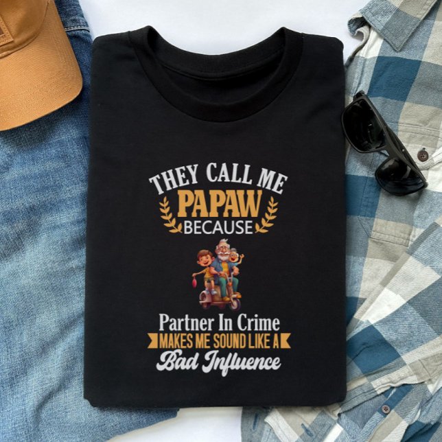 T-shirt Funny Papaw, Grand-père, Grand-père, Personnalisab (Créateur téléchargé)