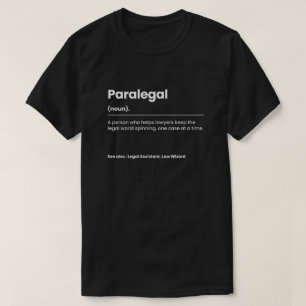 T-shirt Funny Paralegal
