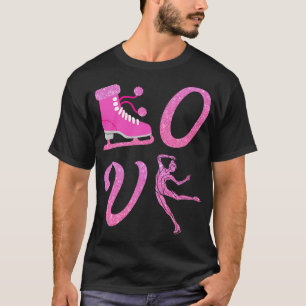 T-shirt Funny Patinage sur glace Figure Patinage Sport