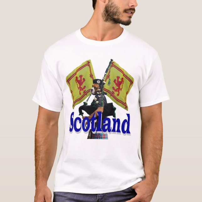 T-shirt Funny patriotique écossais (Devant)