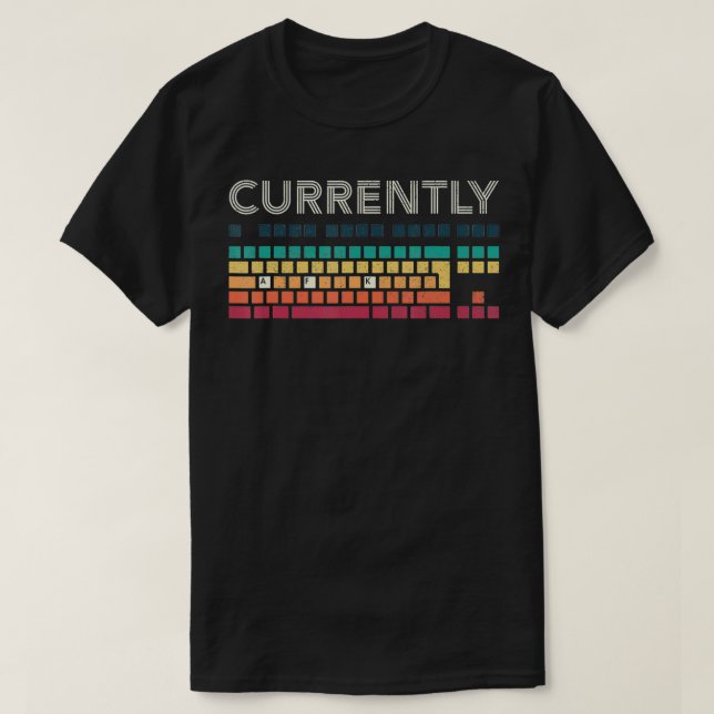 T-shirt Funny PC Gamer actuellement hors de Clavier (Design devant)