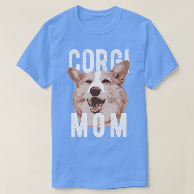 T-shirt Funny Pembroke Welsh Corgis Corgi Maman756 (Design devant)
