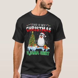 T-shirt Funny Penguin Christmas Lights This Is My Christma
