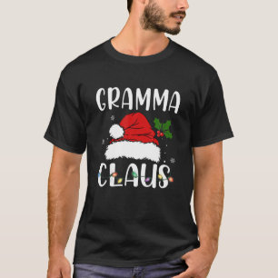 T-shirt Funny Père Noël Gramma Claus Noël Famille Matching